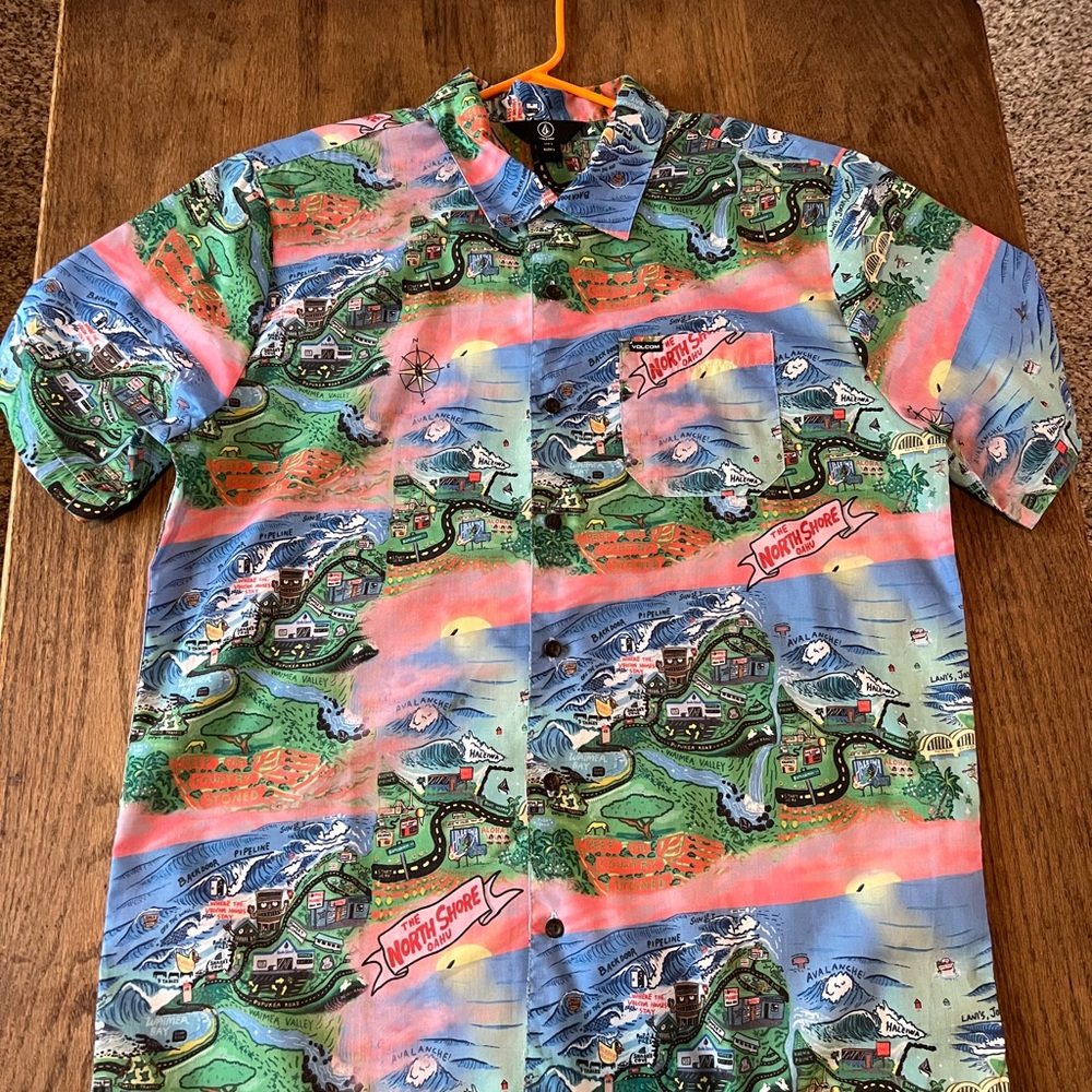 Volcom Multicolor Graphic Men's Shirt